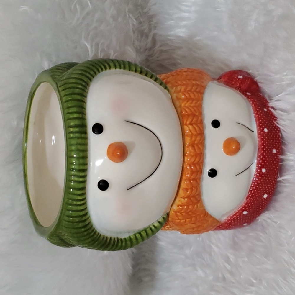 Festive St. Nicholas Square "Snow Days" Serving Bowls